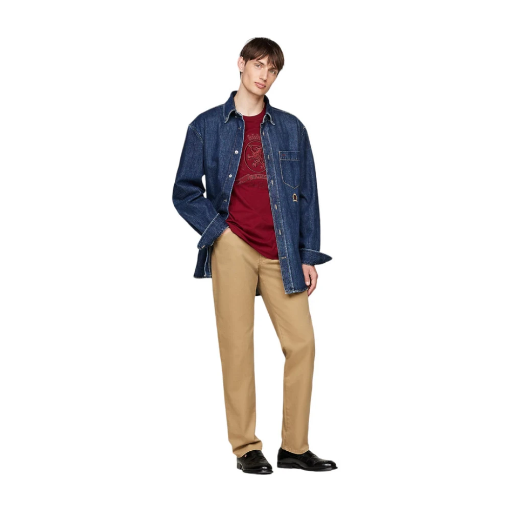 Tommy Hilfiger Stijlvolle Broeken voor Mannen en Vrouwen Brown Heren