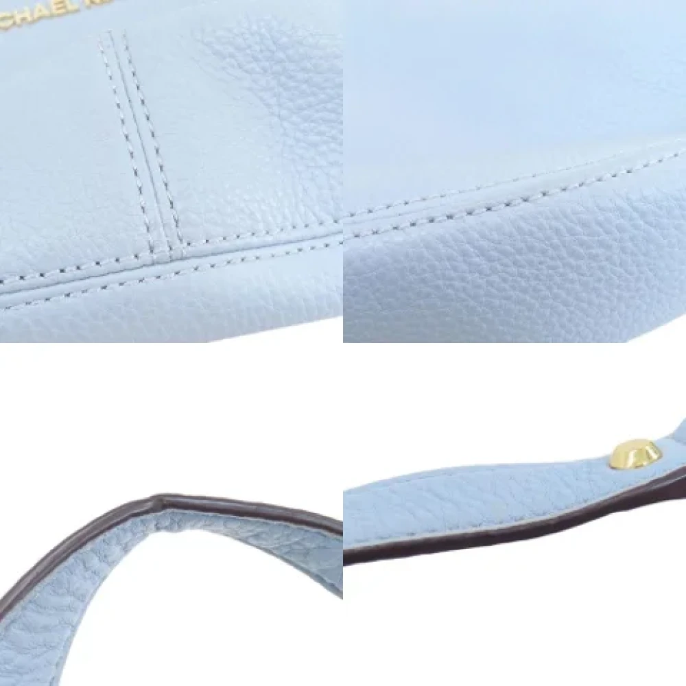 Michael Kors Pre-owned Leather shoulder-bags Blue Dames