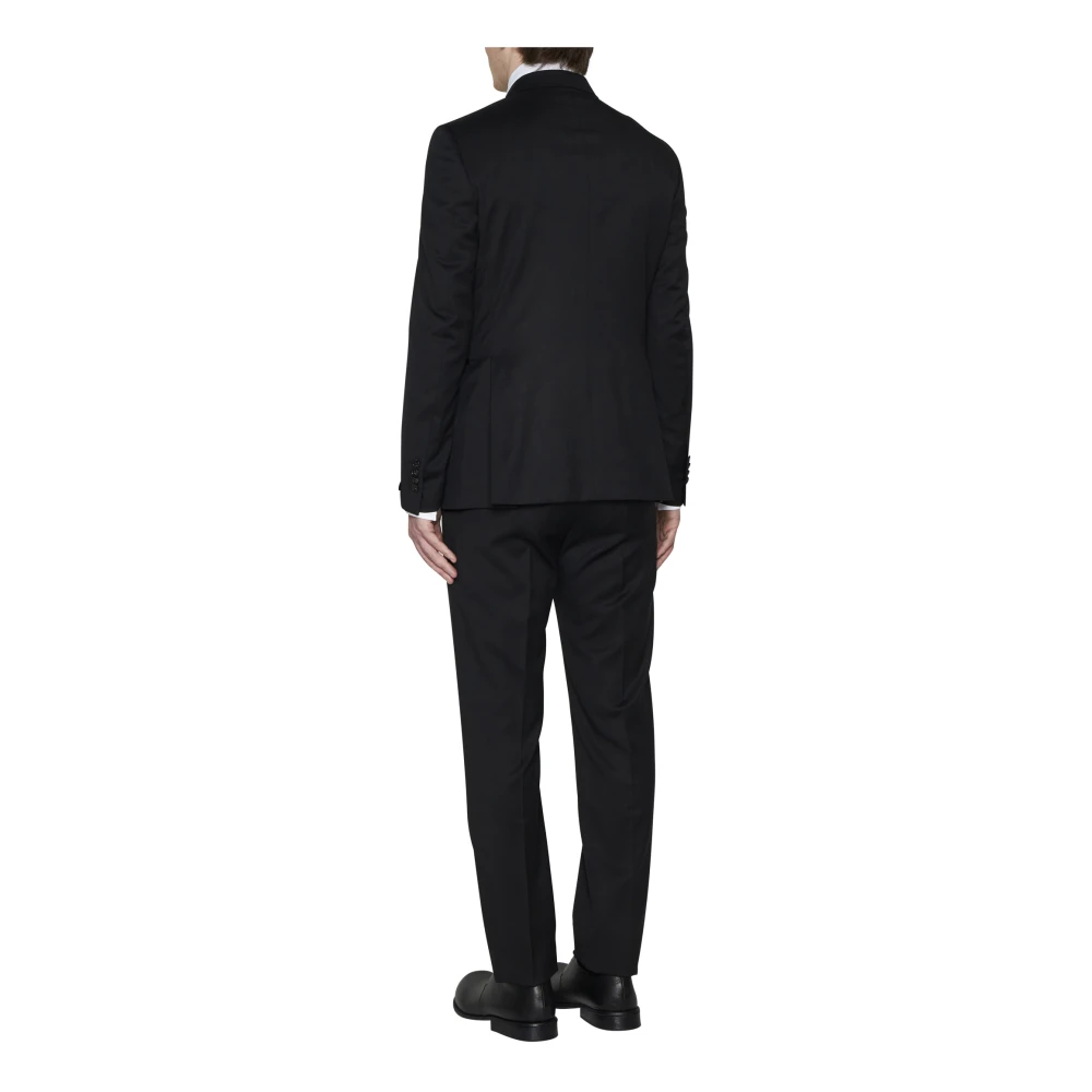 Tagliatore Zwarte Jurk Collectie Black Heren