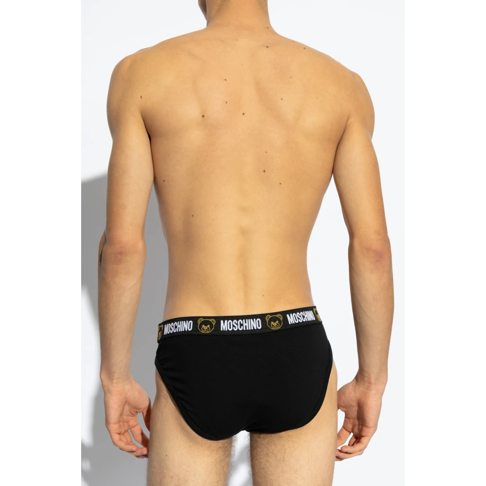 Moschino Twee-pack slips Black Heren