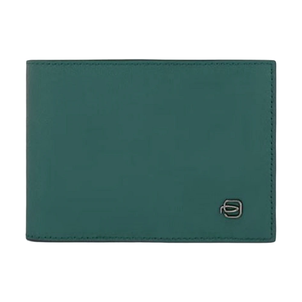 Piquadro Men's Green Wallets & Cardholders, One Size, Wallet With Coin Pocket