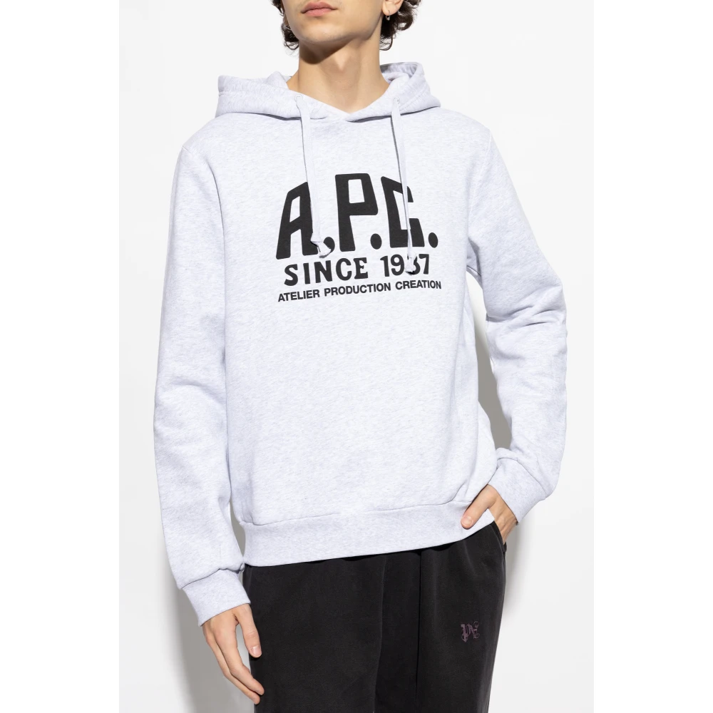 A.p.c. Hoodie Gray Heren