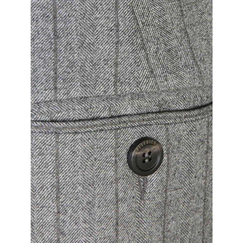 PESERICO Grijze Broek voor Vrouwen Gray Dames