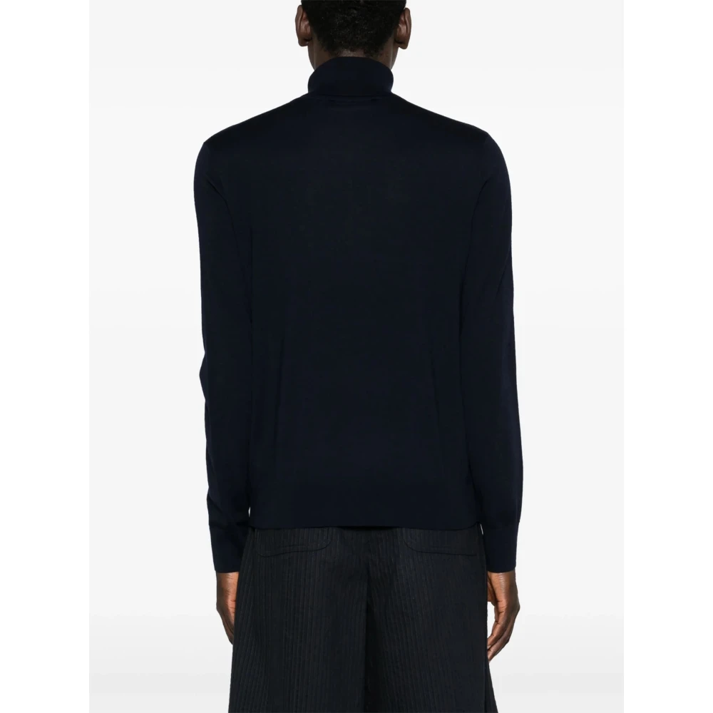 Dsquared2 Blauwe Basic Coltrui Sweater Blue Heren