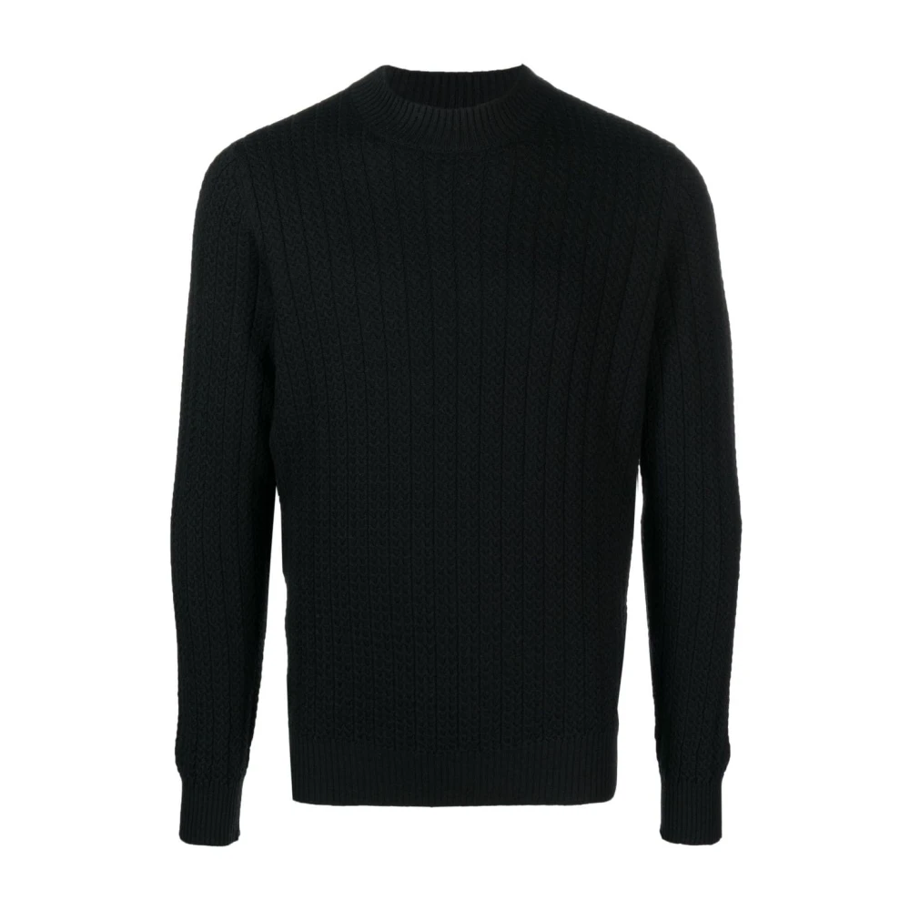 Tagliatore Zwarte Sweaters voor Heren Black Heren