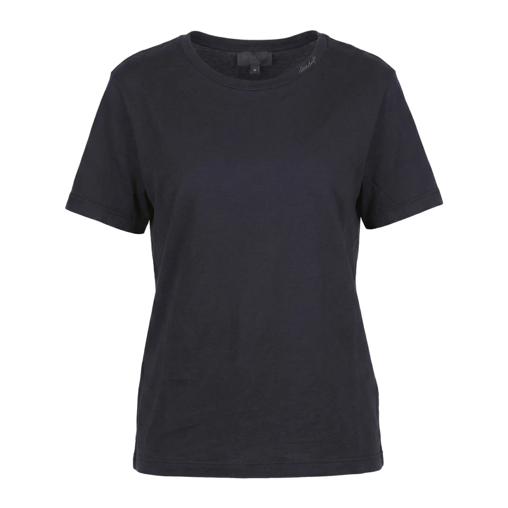 Dondup Women's Black T-Shirts, M, Cotton T-Shirt