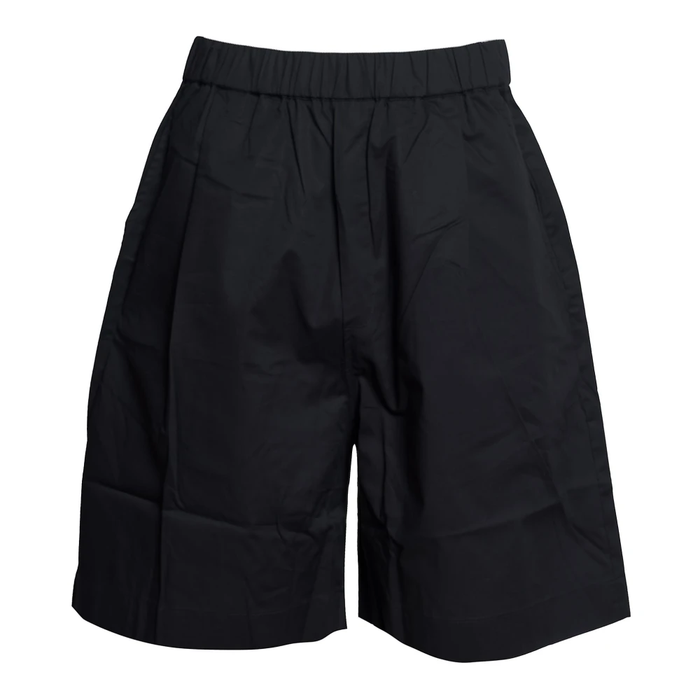 Laneus Men's Black Melrose Bermuda Shorts - Casual Shorts - L - Shorts