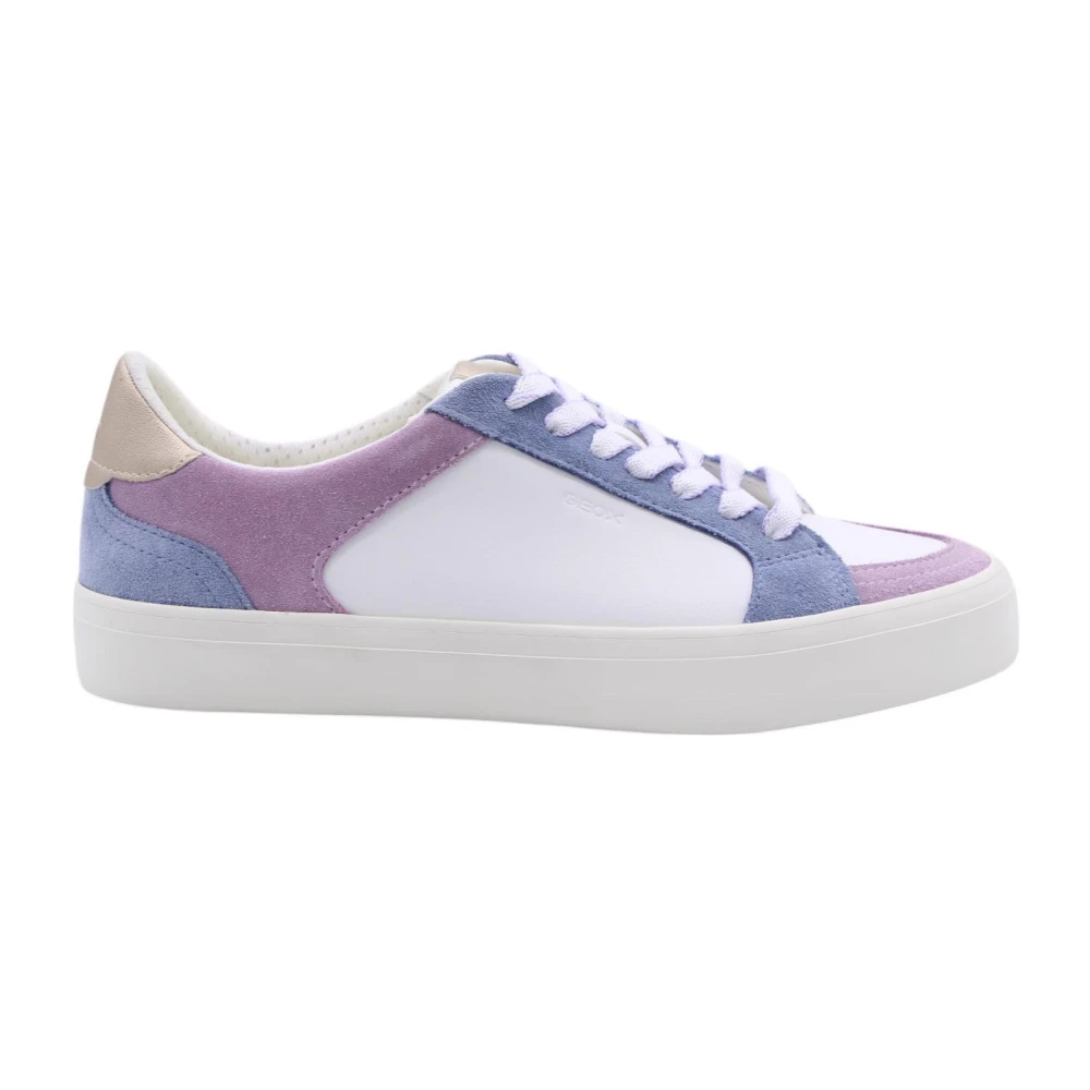 Geox Women's Multicolor Riccia Sneaker - Sneakers - 3 Uk - Shoes