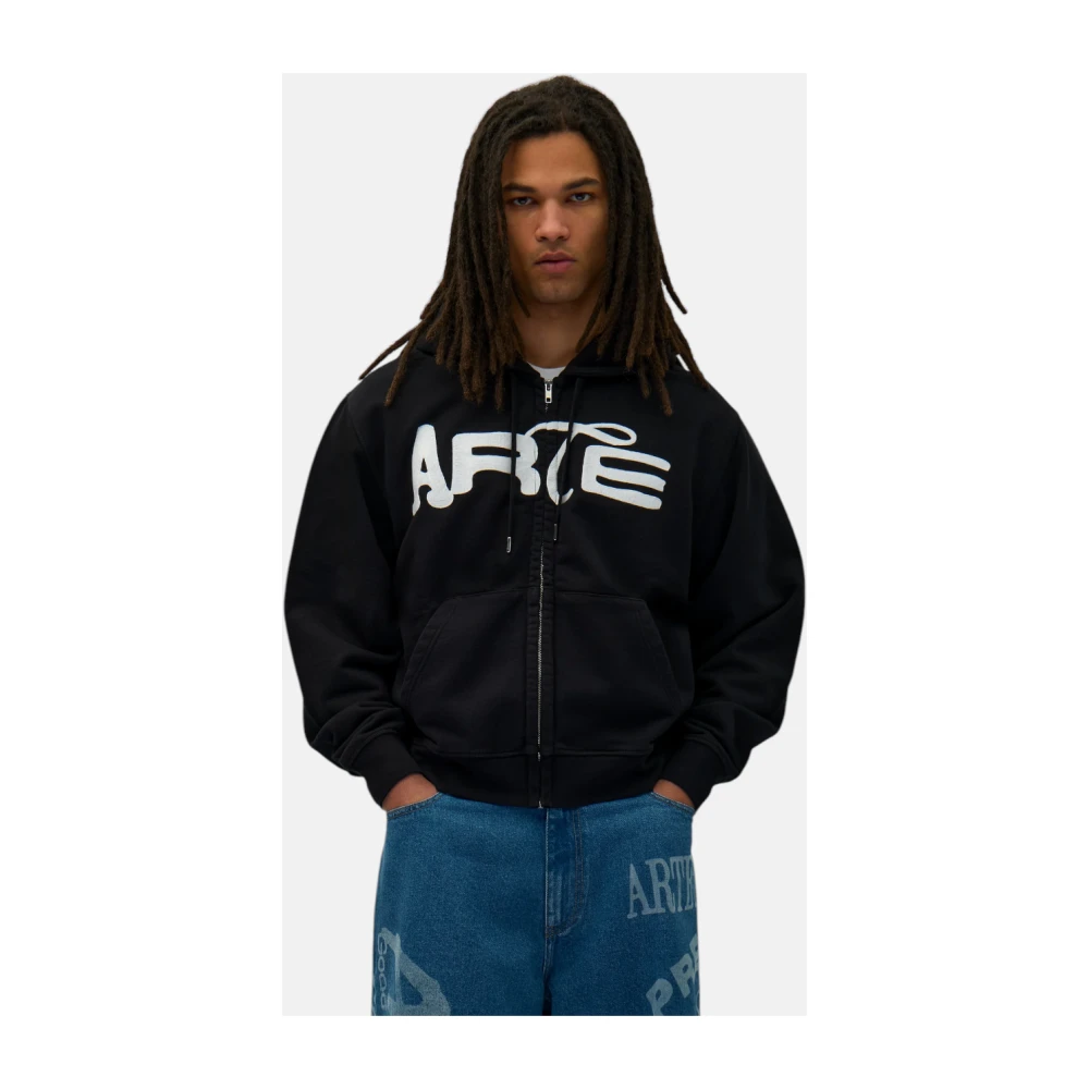 Arte Antwerp Energy Rits Hoodie Black Heren
