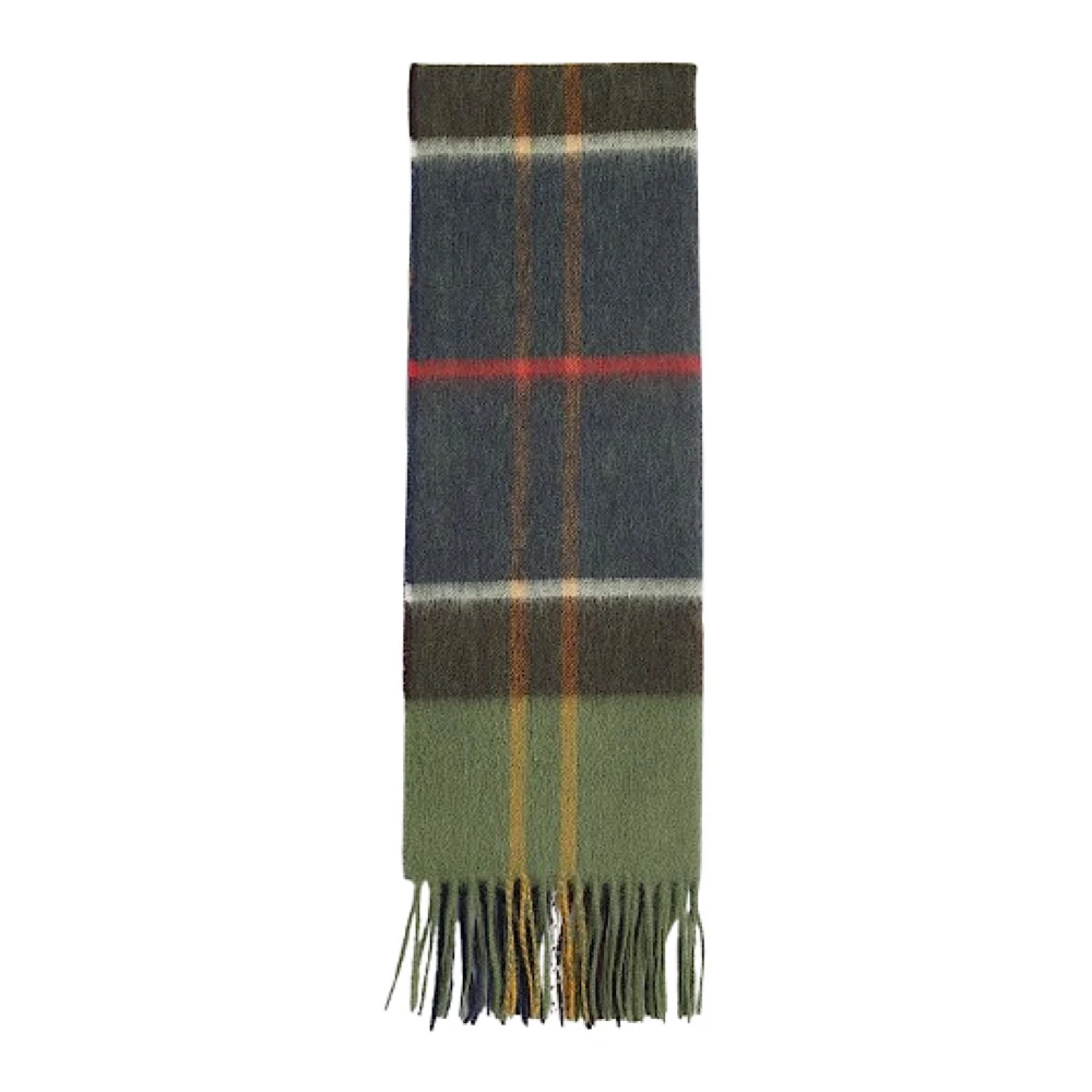 Barbour Zachte Tartan Sjaal voor Koude Dagen Multicolor Heren