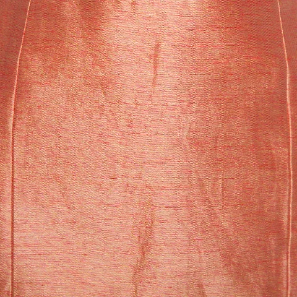 Balenciaga Vintage Pre-owned Silk bottoms Orange Dames