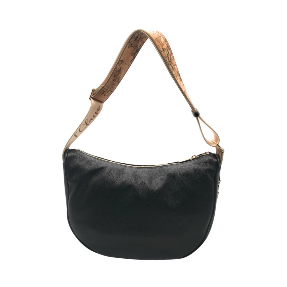 Alviero Martini 1a Classe Klassieke Geo Print Schoudertas Black Dames
