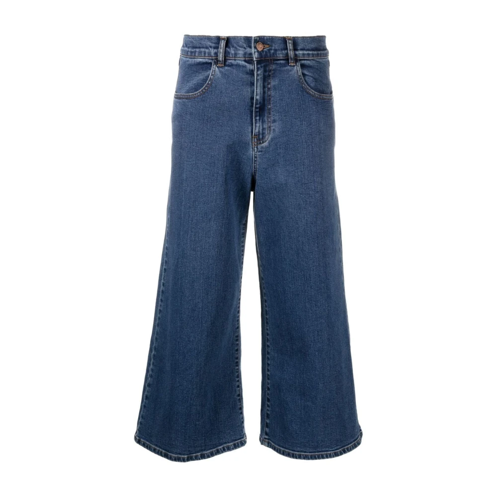 See by Chloé Flared Jeans Blue Dames