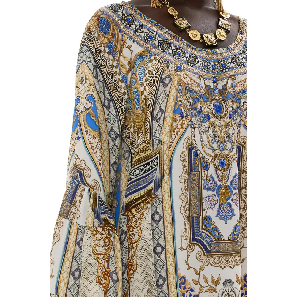Camilla Ruche A-lijn Jurk Mozaïekstijl Multicolor Dames
