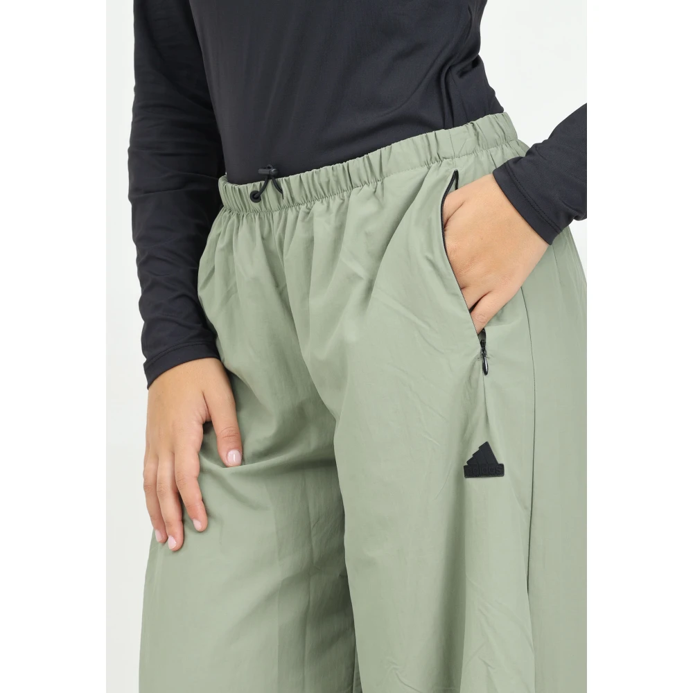 Adidas City Escape Woven Parachute Tracksuit Broek Green Dames