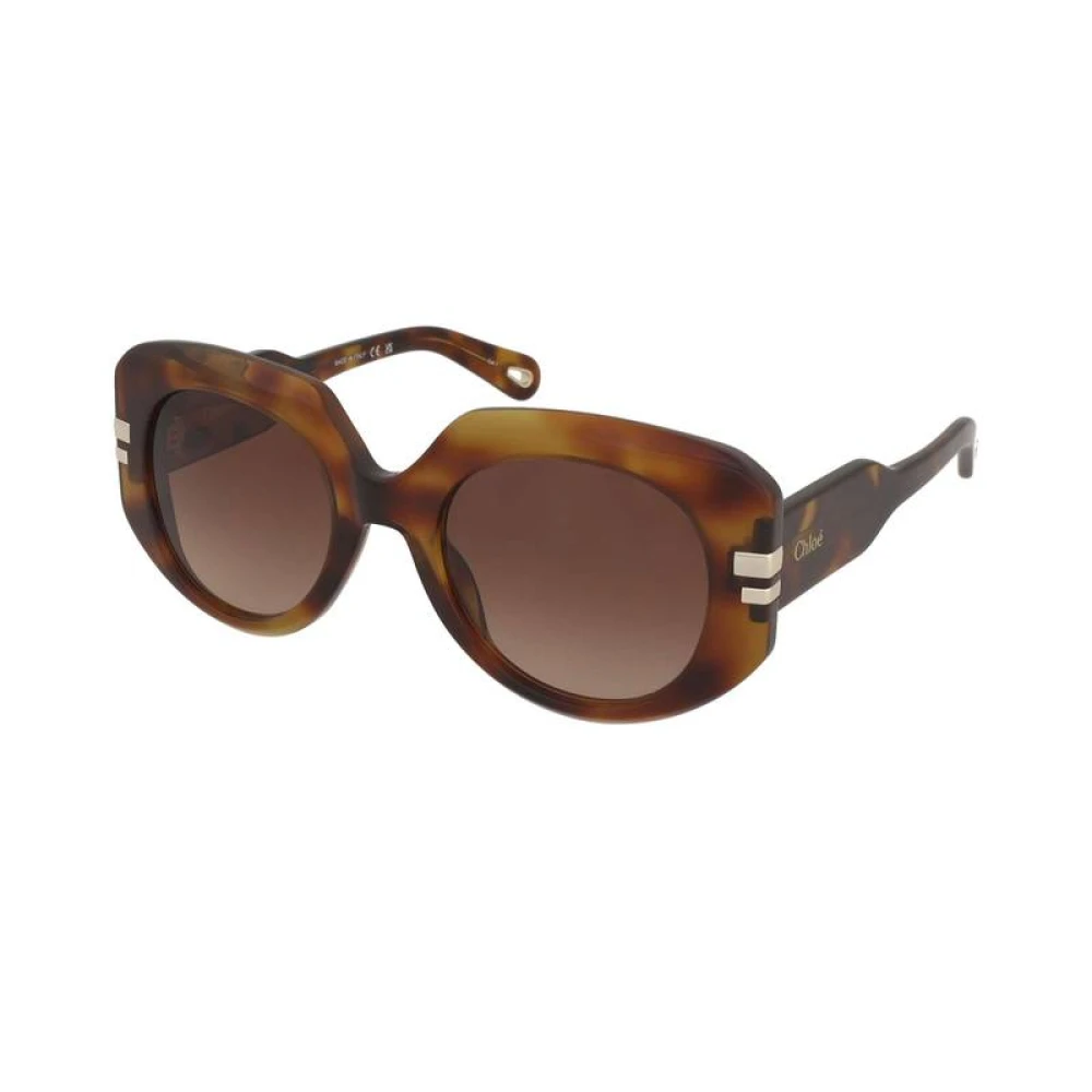 Chloé Unisex Brown Sunglasses, 52 Mm, Sunglasses