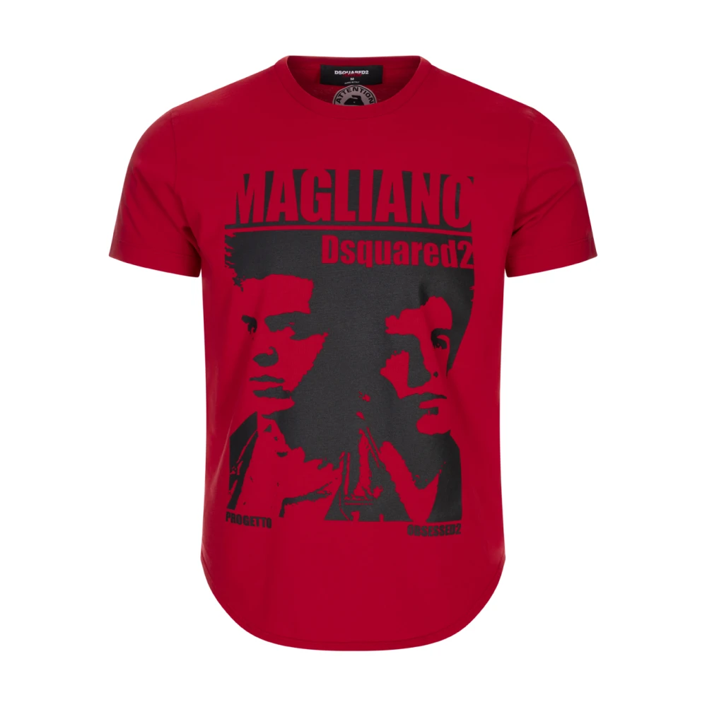 Dsquared2 - Tops > T-Shirts - Red - Dsquared2 - Modalova