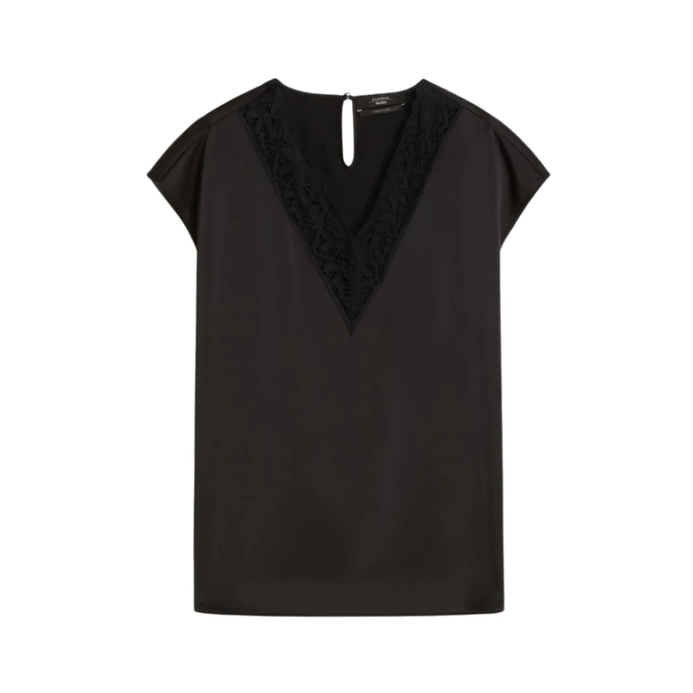 Weekend Max Mara Damen Schwarz Blusen & Hemden, K, Xlgröße: