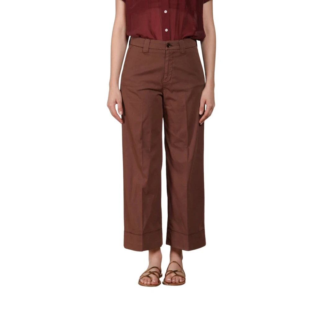 Mason's Donna Marrone Pantaloni, L, New,