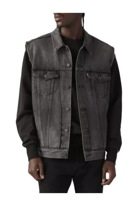 Relaxed Fit Trucker Vest