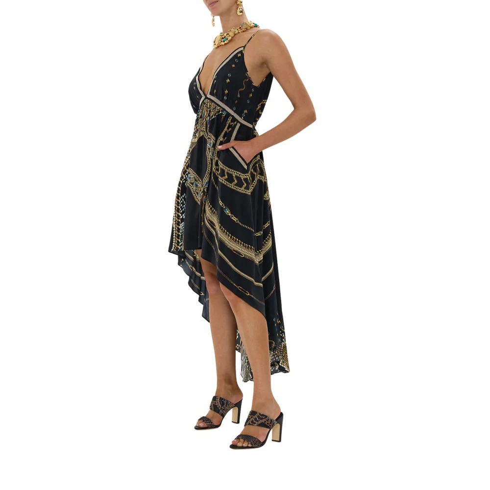 Camilla Strappy High Low Jurk BEL ME Cleopatra Multicolor Dames
