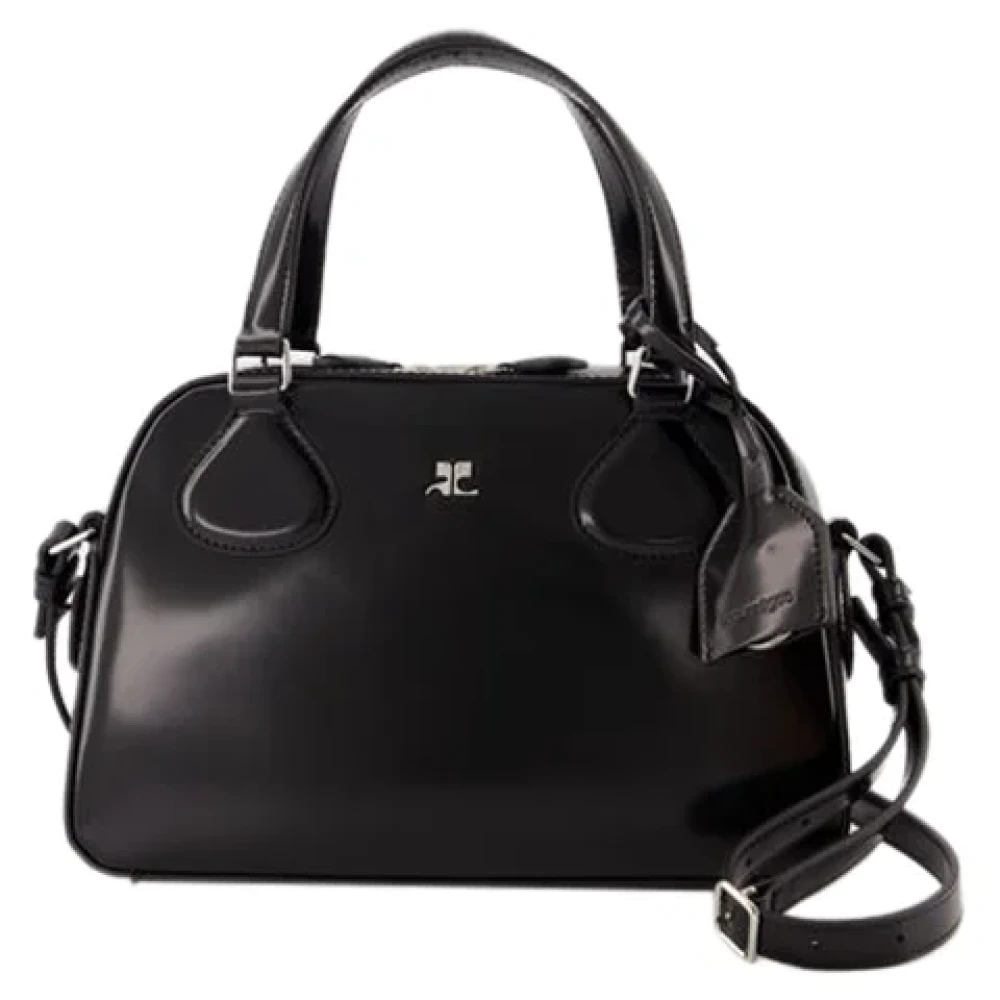 Courrèges Leather handbags Black Dames