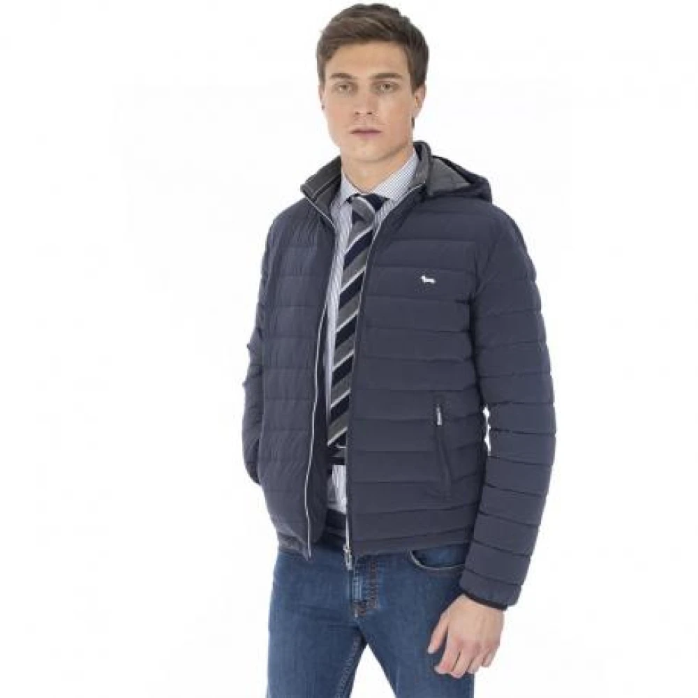 Harmont & Blaine Gewatteerde Donsjas voor Mannen Blue Heren