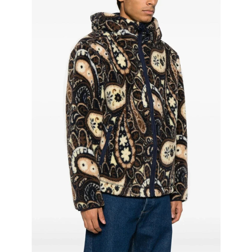 Drole de Monsieur Multicolor Fleece Jas Multicolor Heren