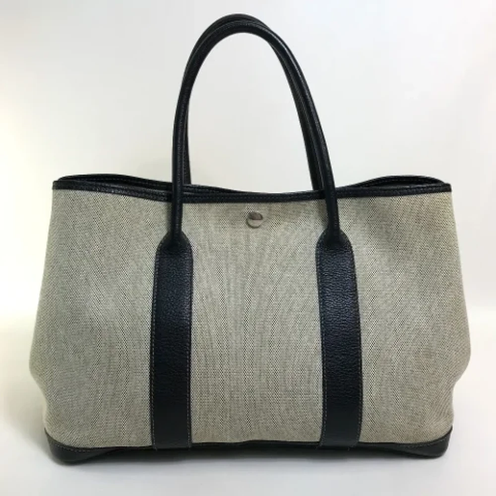Hermès Vintage Pre-owned Fabric totes Gray Dames