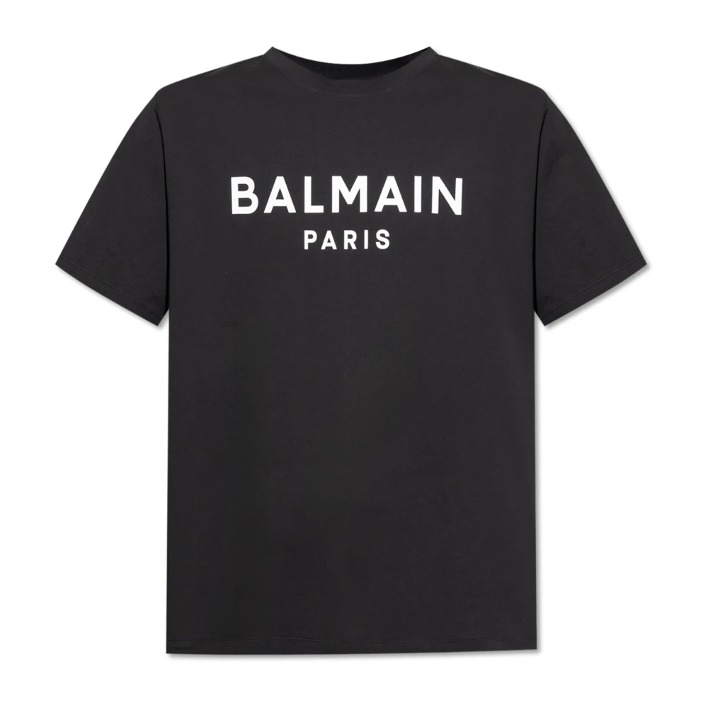 Balmain Stijlvolle T-shirts en Polo`s Collectie Black Heren