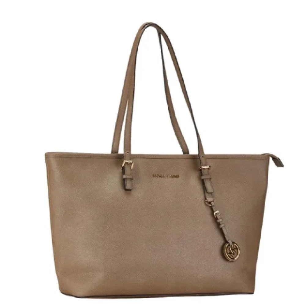 Michael Kors Pre-owned Plastic handbags Brown Dames