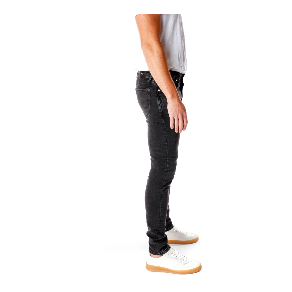 Pepe Jeans Slim Fit Jeans met Fade-effecten Gray Heren
