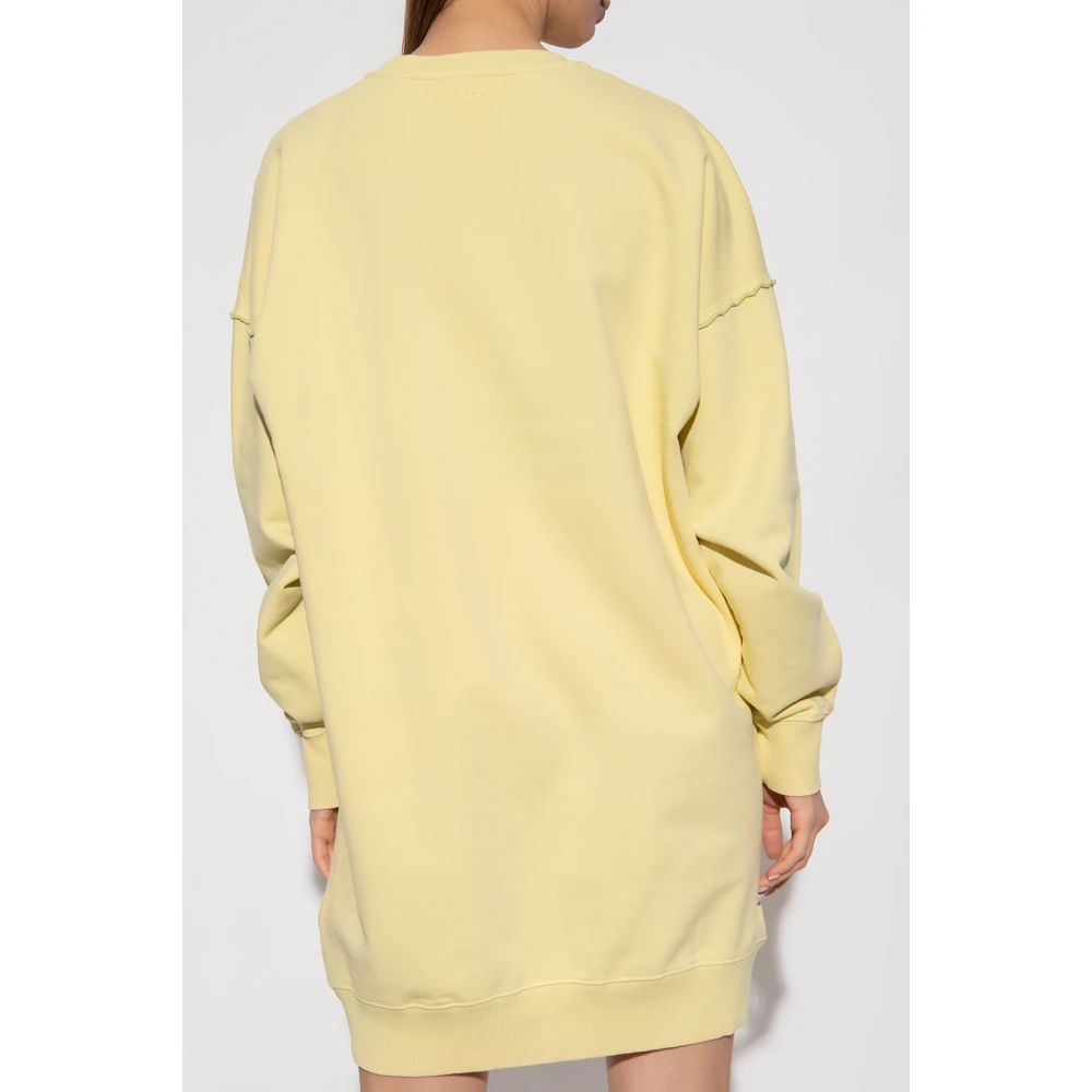 Diesel D-Robbiecut jurk Yellow Dames