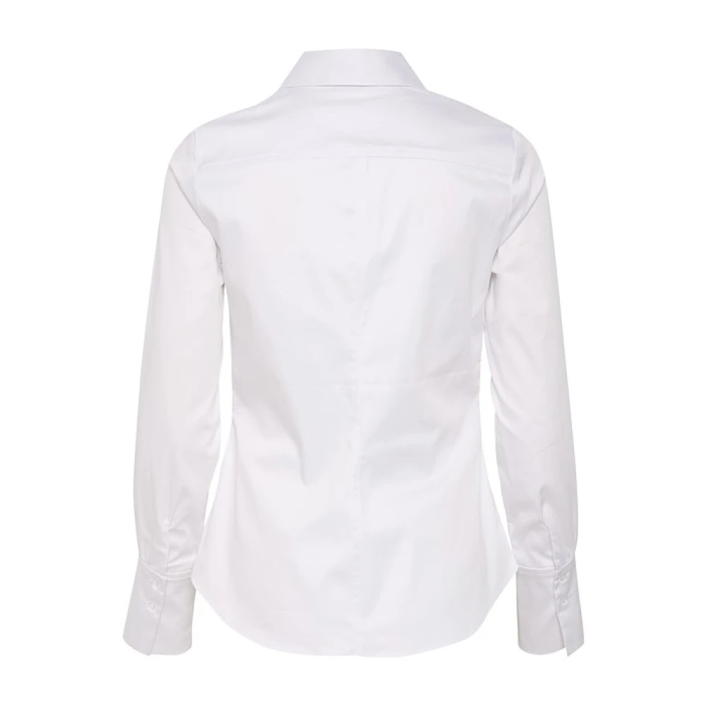 InWear Witte Stretch Shirt Cally IW White Dames