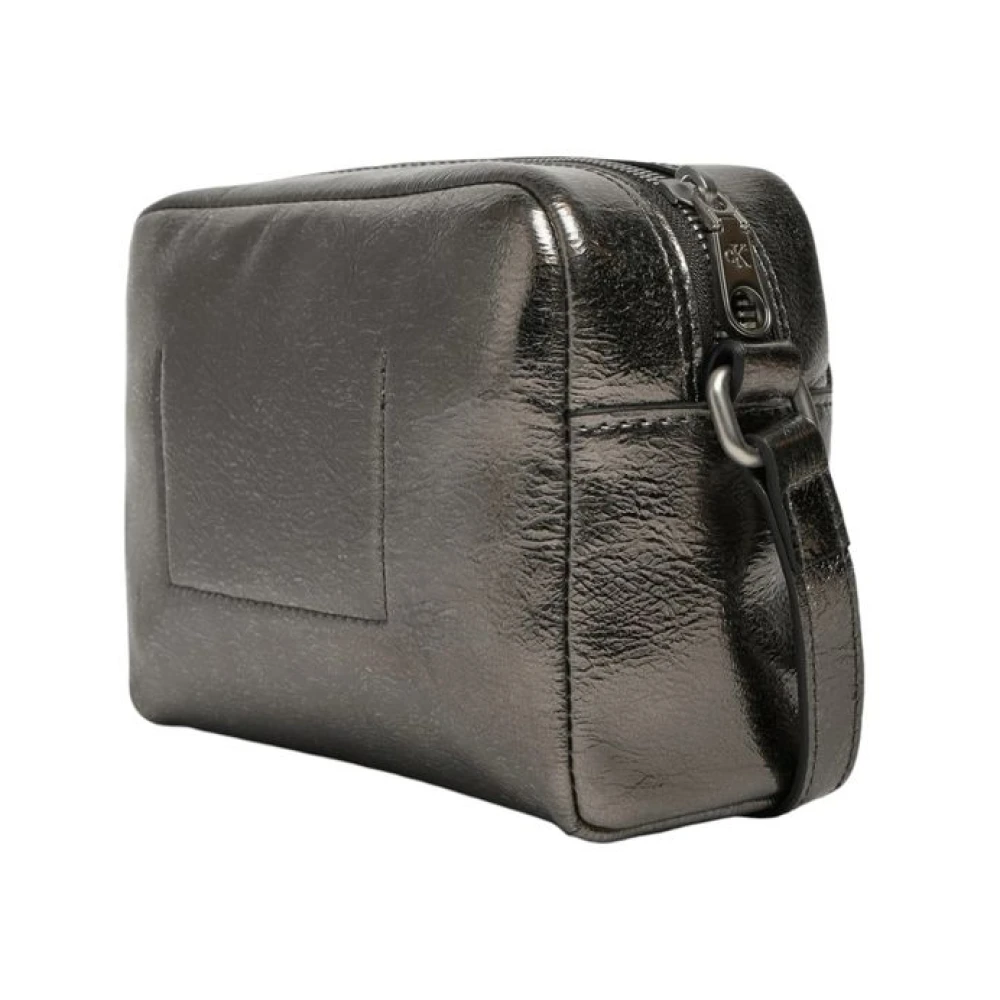 Calvin Klein Jeans Grijze Polyurethaan Handtas Herfst Winter Collectie Gray Dames