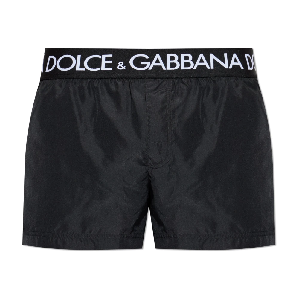 Dolce & Gabbana Herren Schwarz Bademode, K, Sgröße: