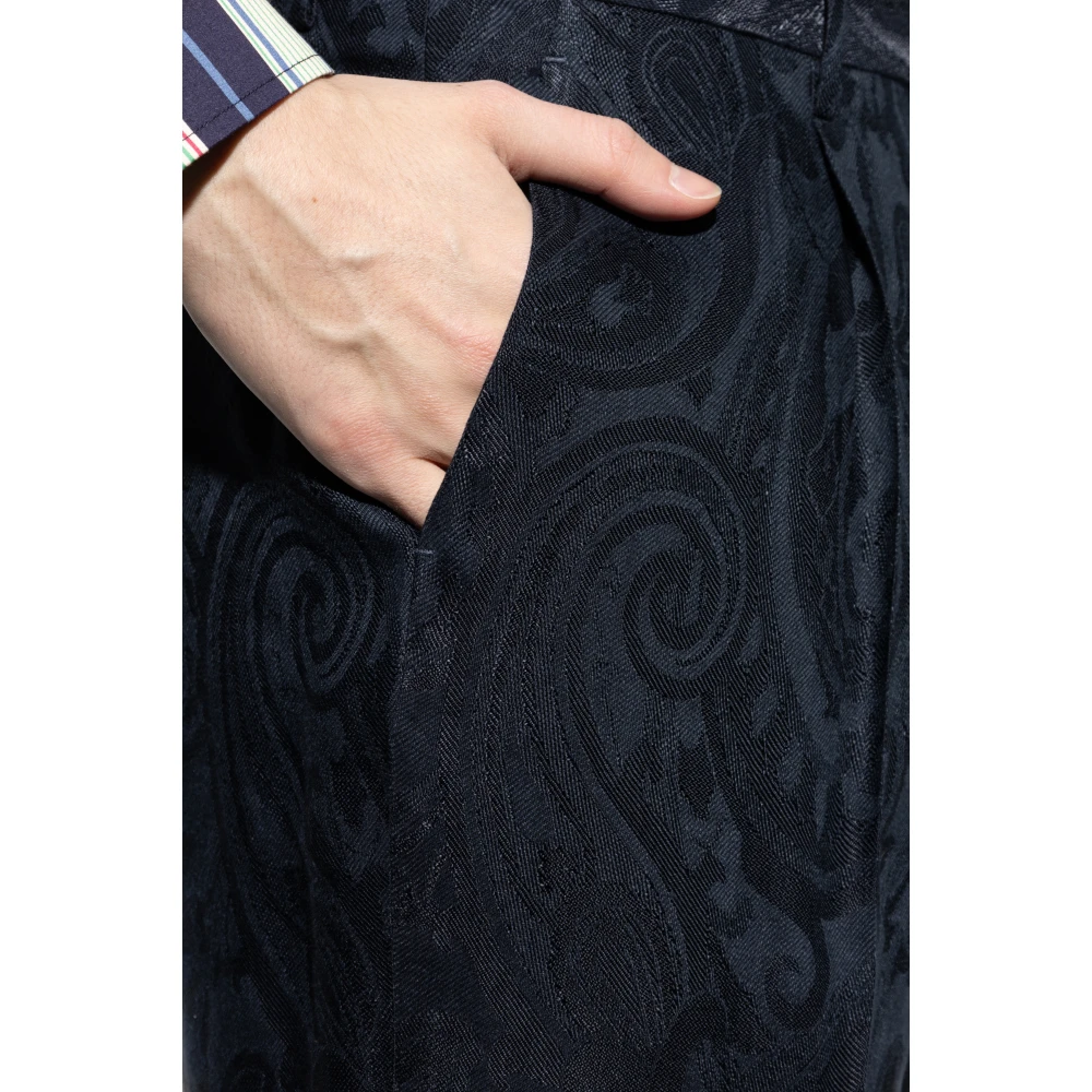 ETRO Gestreepte broek Blue Heren
