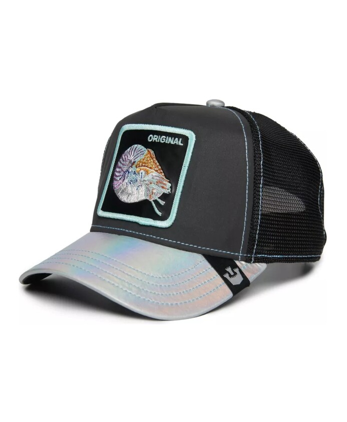 casquette-trucker-noire-ammonita-go-way-back
