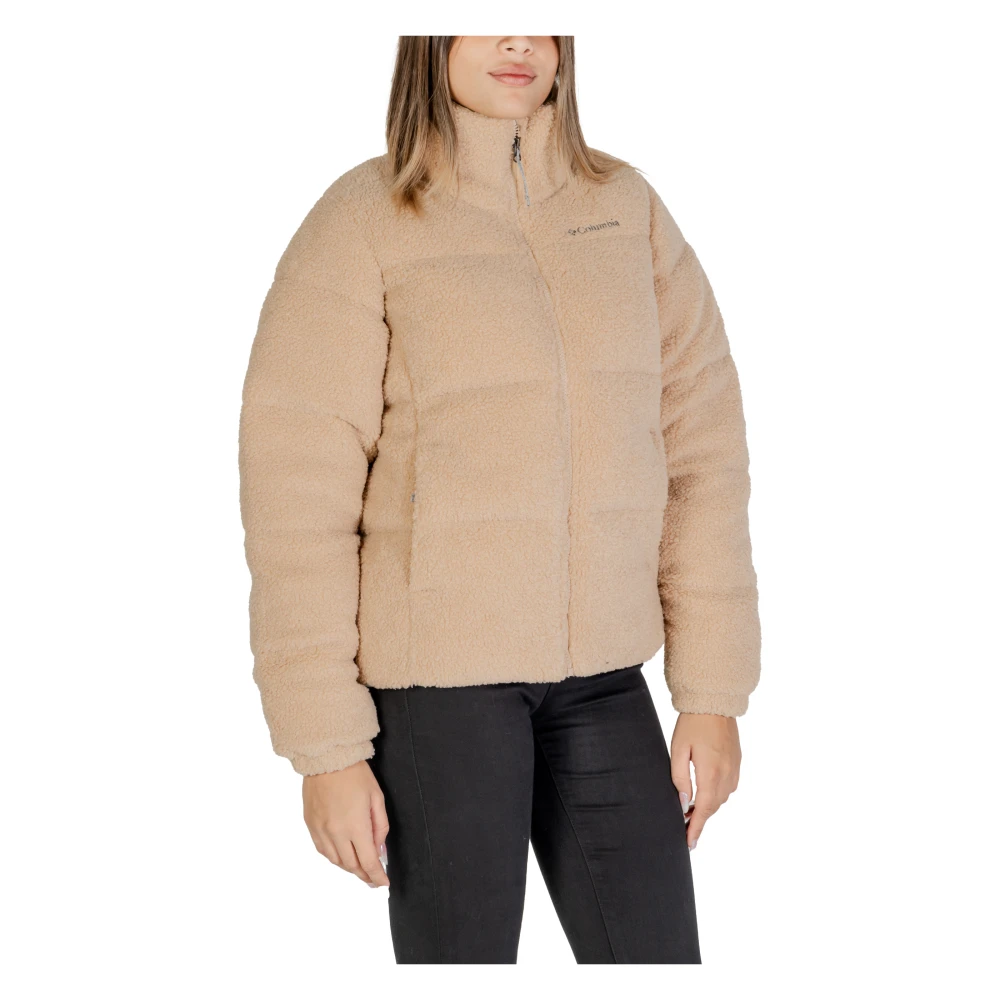 Columbia Sherpa Jas Herfst Winter Collectie Beige Dames