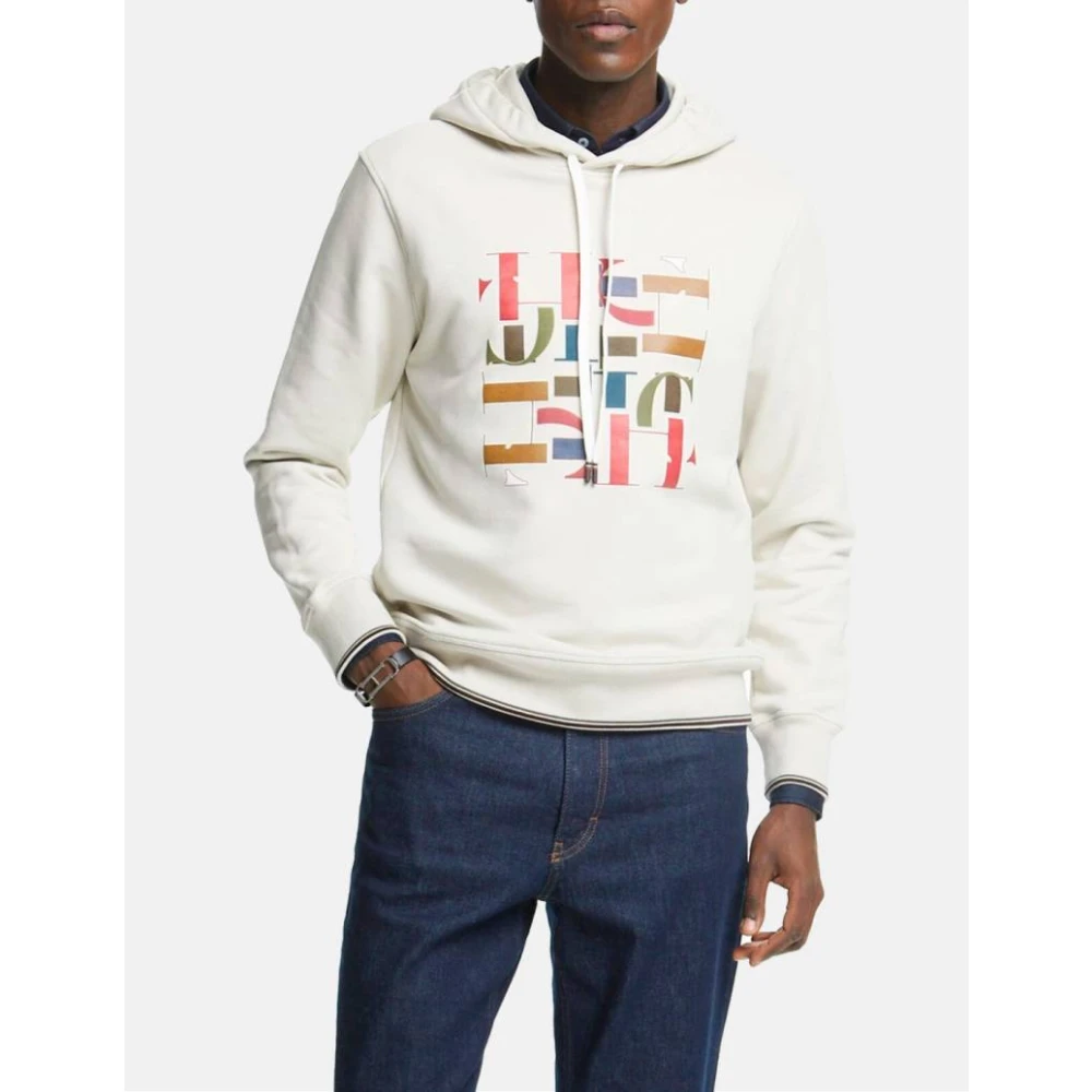 Carolina Herrera Geborduurde hoodie met gedecoreerde initialen White Heren