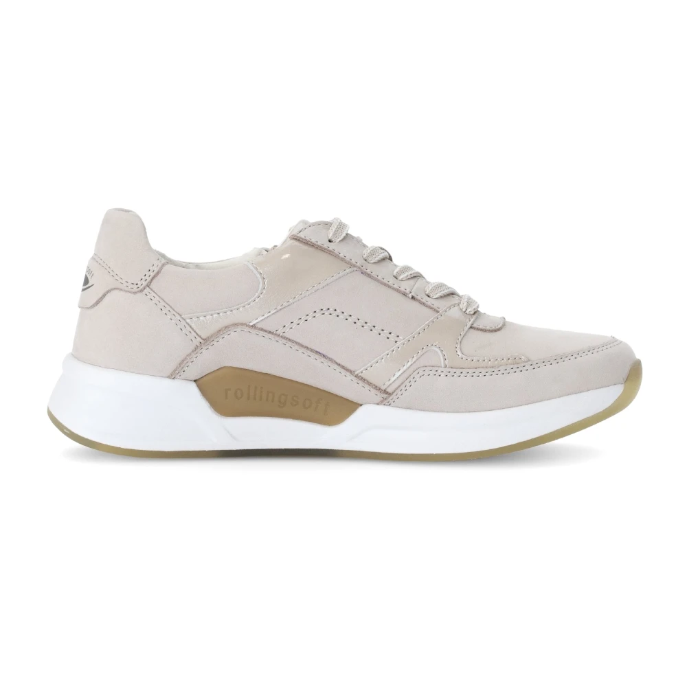 Gabor Rollende Sneaker – Dames Schoenen Beige