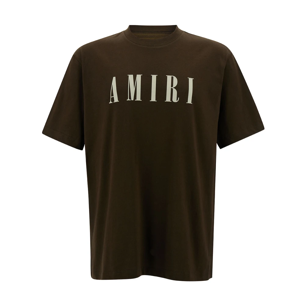 Amiri T-Shirts Brown Heren
