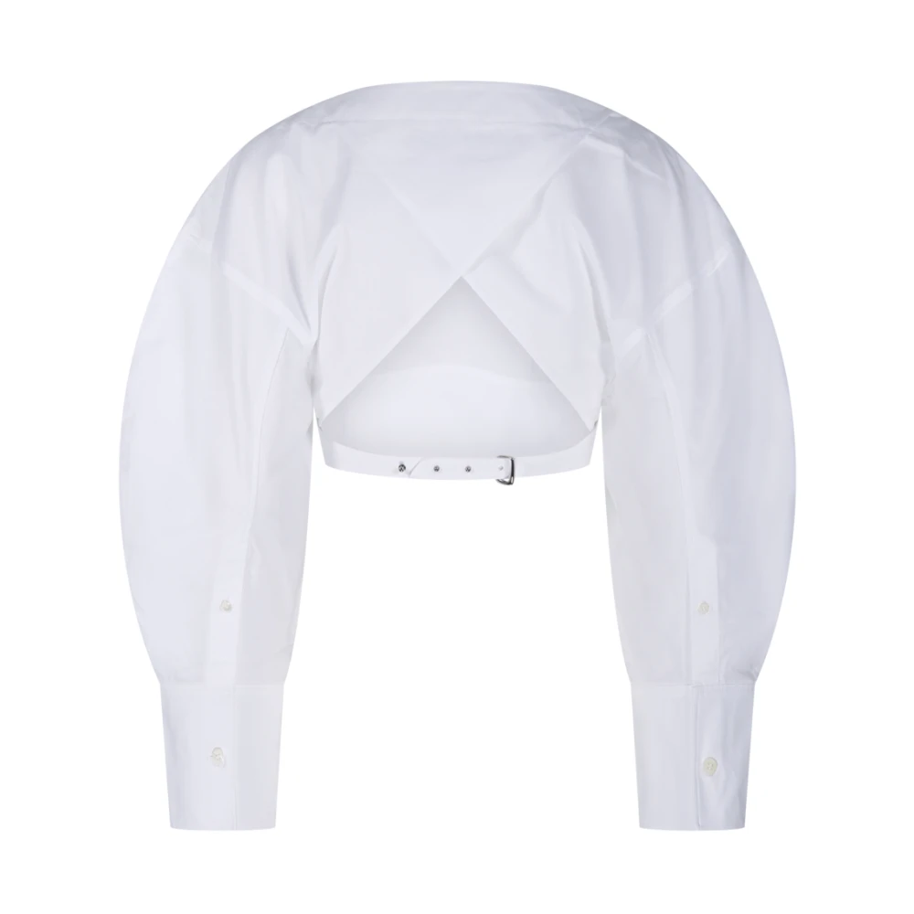 Jacquemus Witte Top met Stijl 'LE Haut Casaco' White Dames