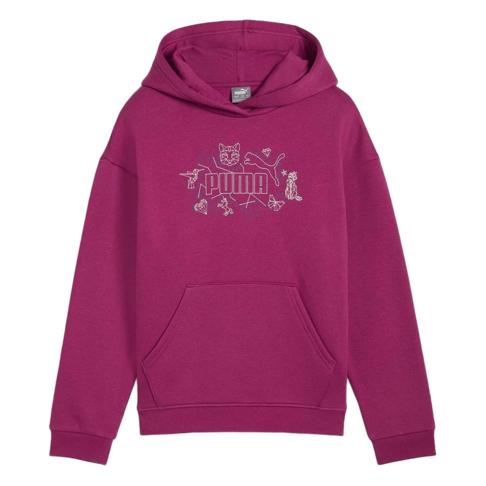 Puma Ess+ Starry Safari Hoodie för Barn Pink, Flicka