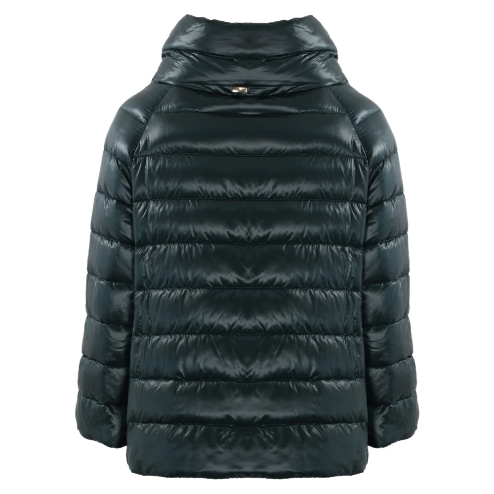 Herno Blauwe Nylon Ultralight Pufferjas Blue Dames