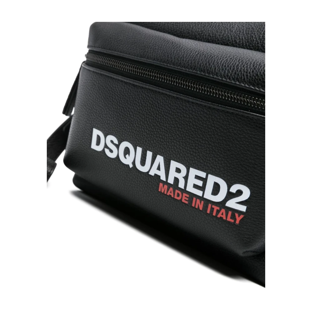 Dsquared2 Zwarte tassen voor stijlvolle fashionista's Black Heren