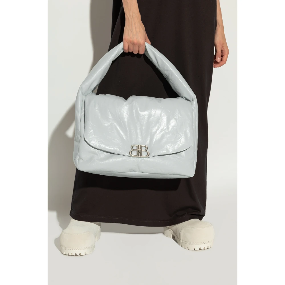 Balenciaga Monaco Grote Sling schoudertas Blue Dames