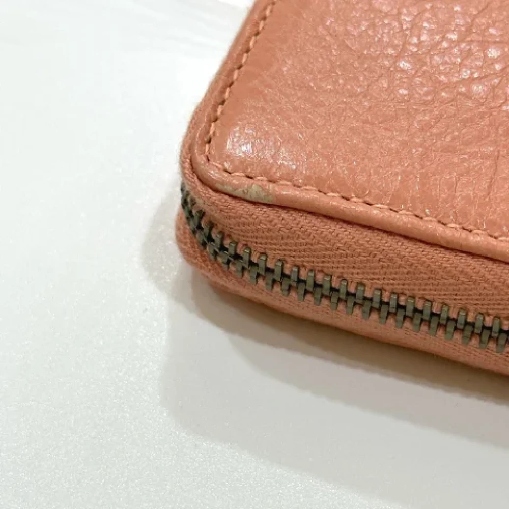 Balenciaga Vintage Pre-owned Leather wallets Pink Dames