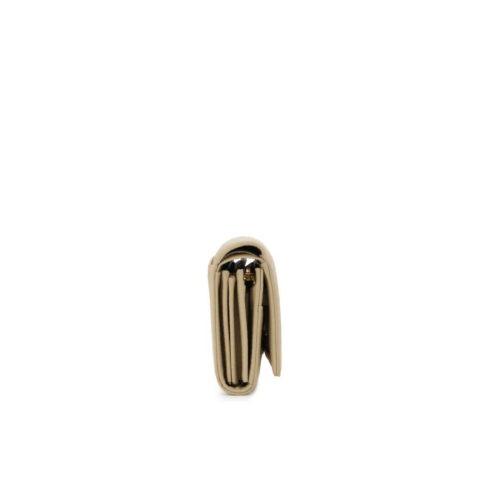 Kazar Beige portemonnee versierd met exotische reliëf Beige Dames