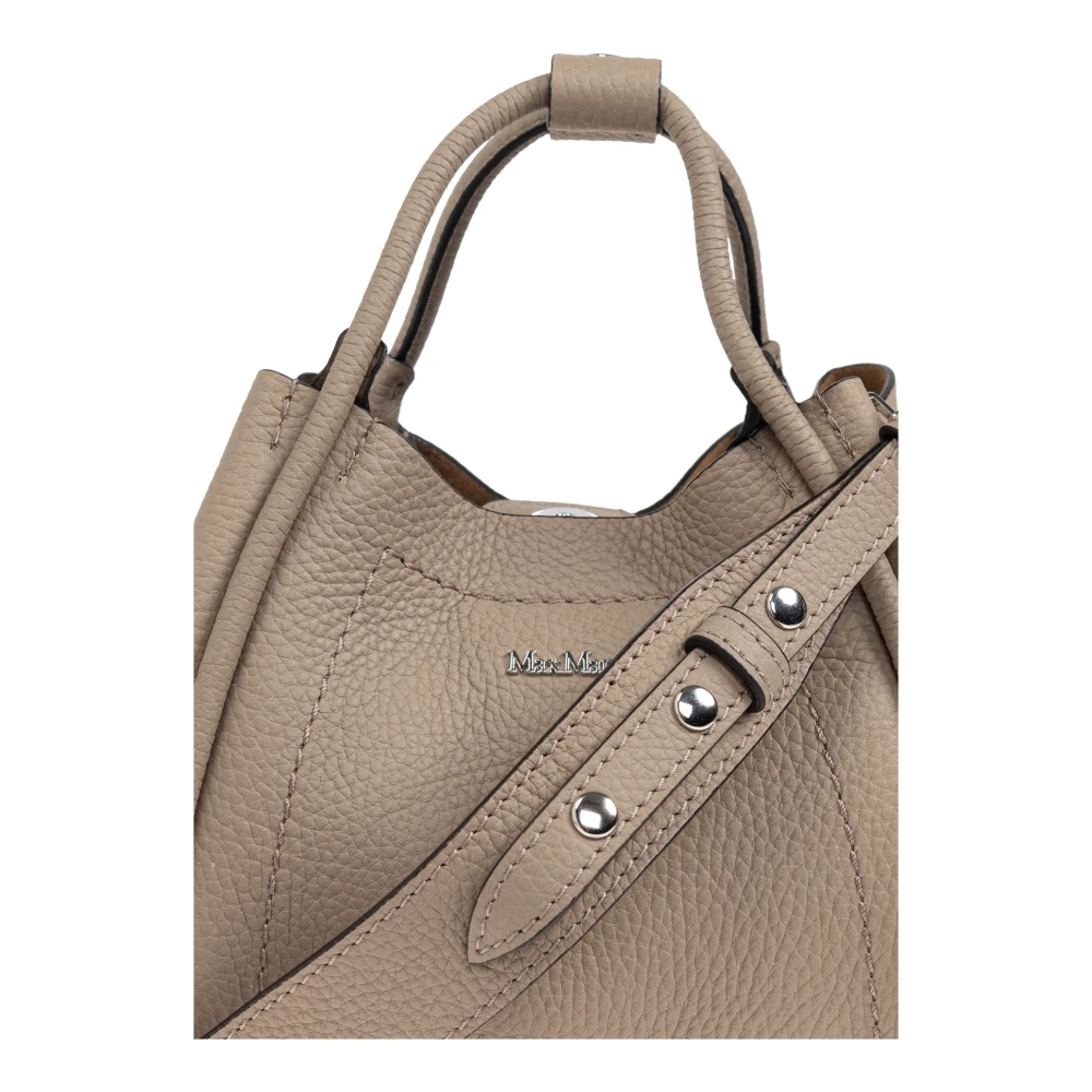 Max Mara Handtas Drummedmarinexs Beige Dames